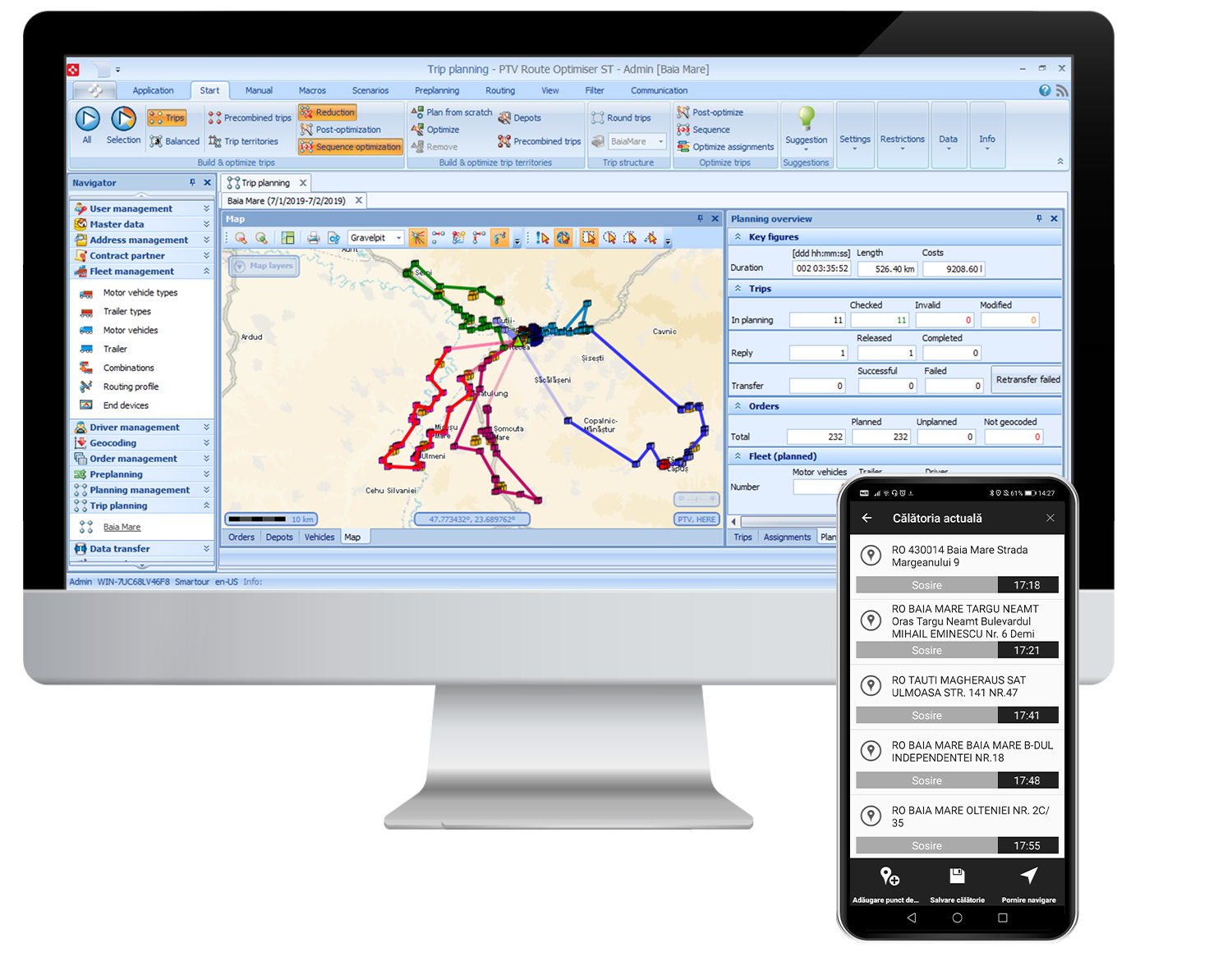 TMS – soft planificare si optimizare rute transport